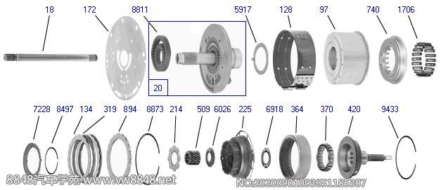 福特5R55E变速箱内部分截图2